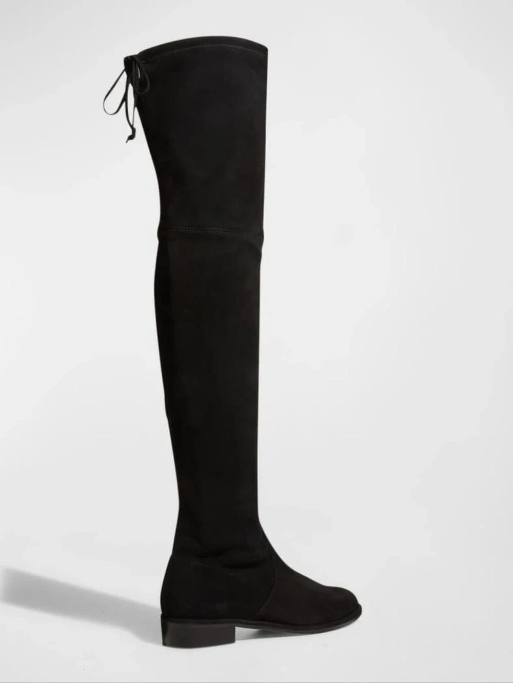 Stuart Weitzman Black Lowland Suede Over-The-Knee Boots Sz 6.5 New